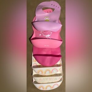 6 Silicone Feeding Bibs (Set)
